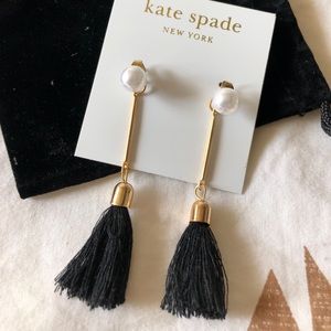 Kate Spade Pearl Tassel Earrings